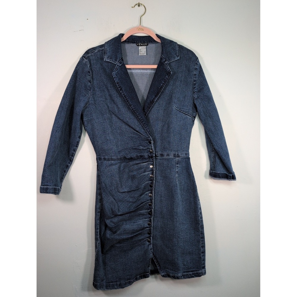 Venus Denim Stretch Dress Maxi Size 10